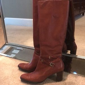 All Leather Riding Boots: worn ONCE
